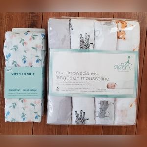 NWT Muslin swaddles Aden + Anais